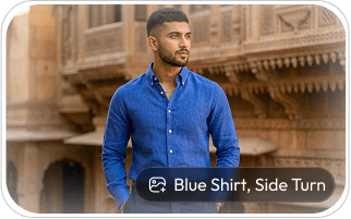 AI apparel photography example from LionStudio AI