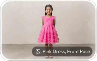 AI apparel photography example from LionStudio AI