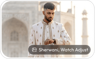 AI apparel photography example from LionStudio AI