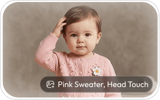 AI-generated on-model outfit photography by LionStudio AI