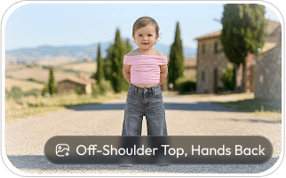 AI apparel photography example from LionStudio AI