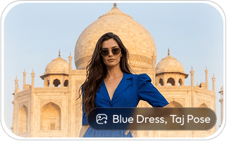 AI fashion model photoshoot generated with LionStudio AI