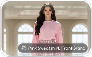 Studio-quality AI fashion portrait created with LionStudio AI