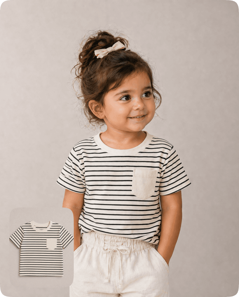 Studio-quality AI fashion portrait created with LionStudio AI
